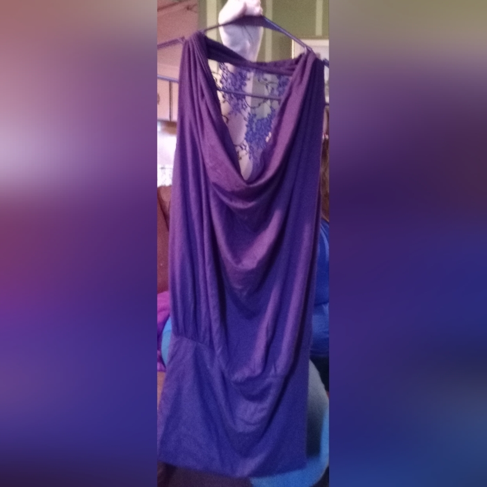 Purple lacey dress